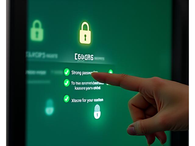 Secure login interface with a lock icon and green checkmarks, symbolizing account security and user responsibility at Nectar Grove.